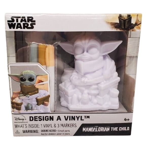 Star Wars Mandalorian The Child Baby Yoda Design a Vinyl Arts and Crafts - Picture 1 of 6
